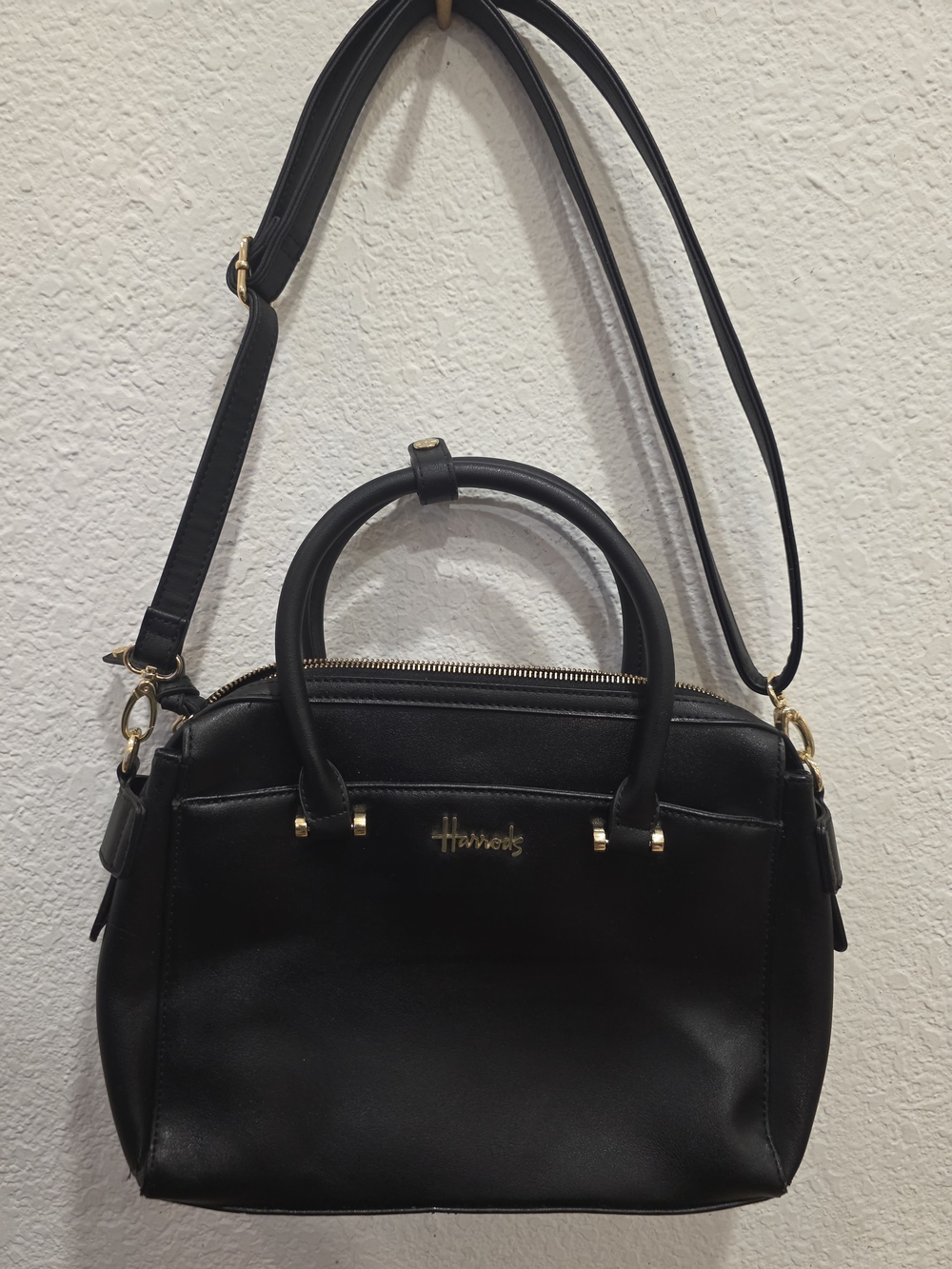 Harrods St James Barrel Bag